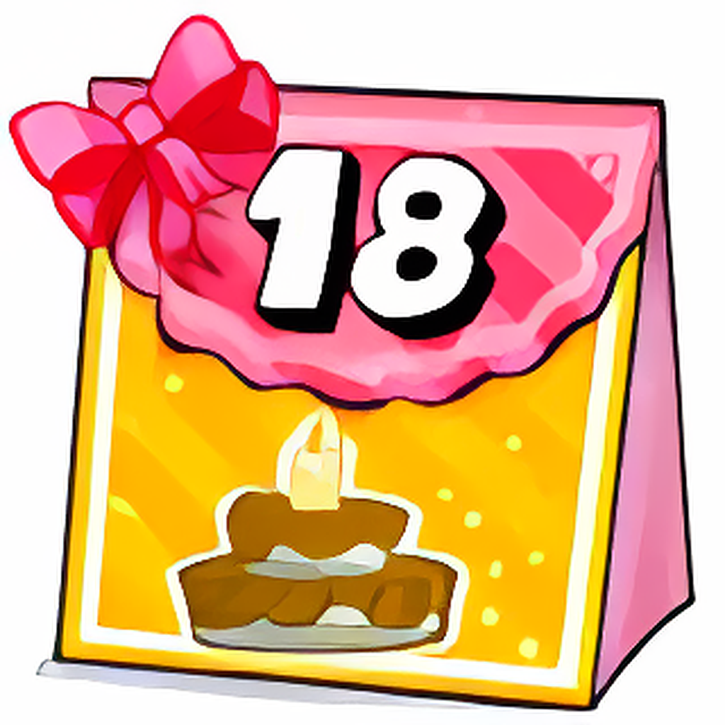 Neopets 18th Birthday Goodie Bag