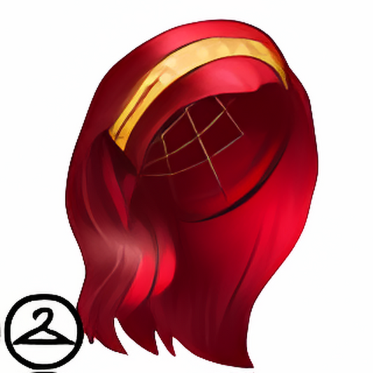 Red Ribbon Wig