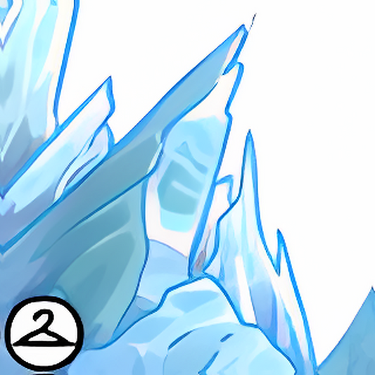 Sparkling Ice Shards Foreground