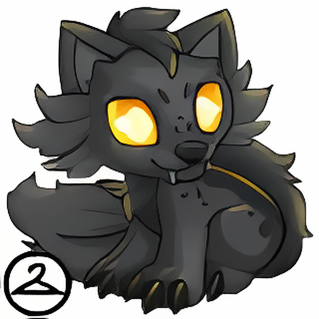 Giant Black Talpidat Petpet Wearable