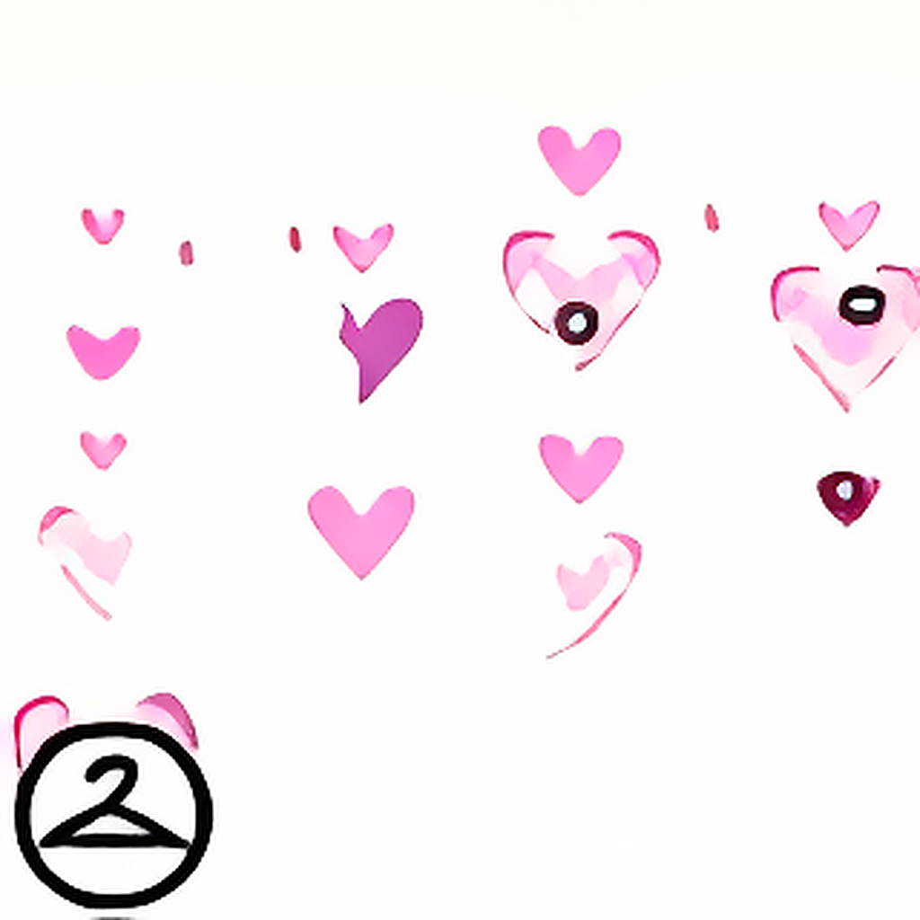 Dyeworks Pink: Gothic Heart Valentine Garland