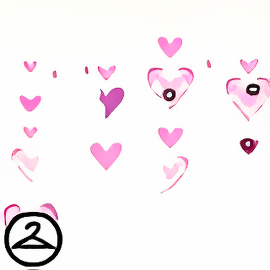 Dyeworks Pink: Gothic Heart Valentine Garland