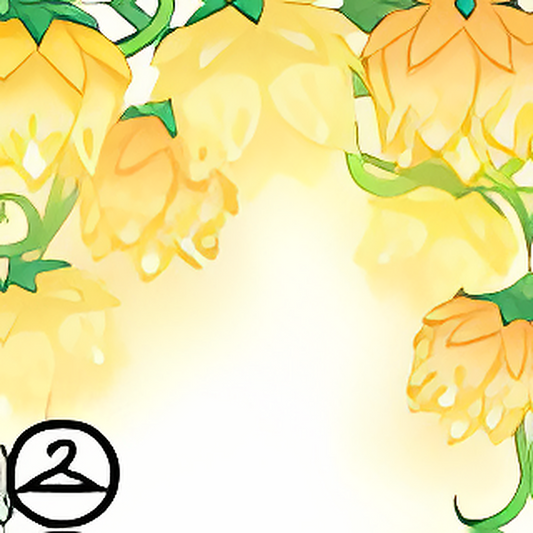 Dyeworks Yellow: Flowering Vine String Lights