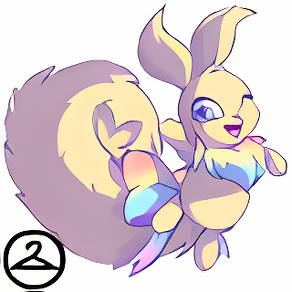 Prismatic Pastel: Adoring Rainbow Usul