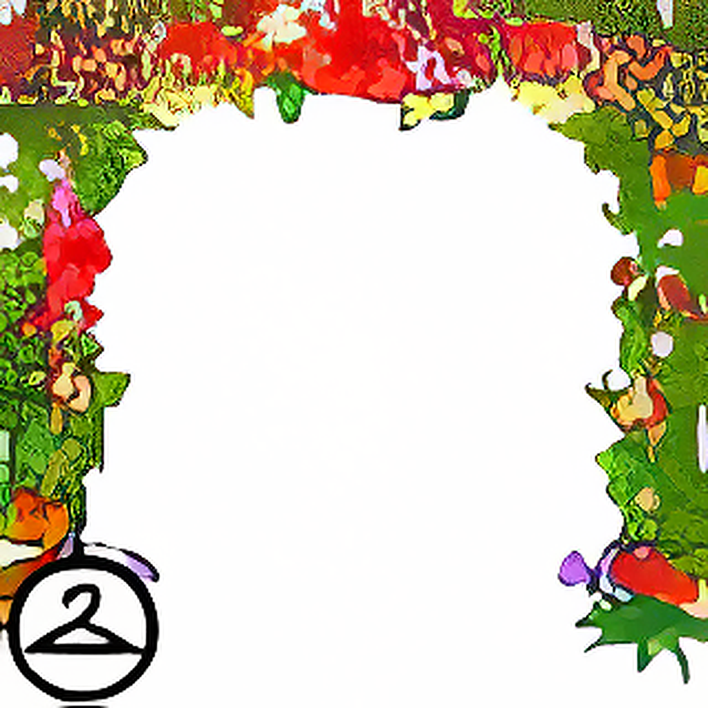 Tropical Flower Arbour