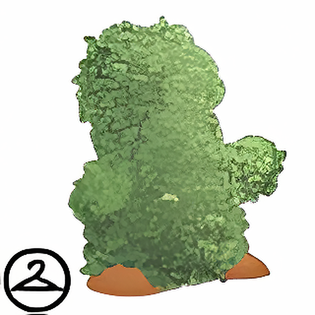 Shrubbery Chia Outfit