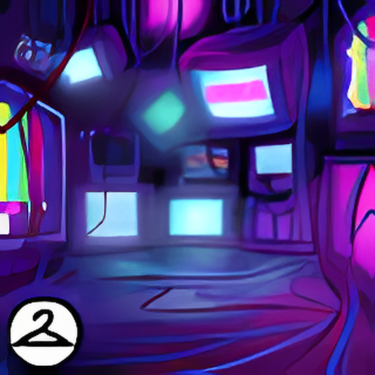 Glitchy MME Monitor Room Background