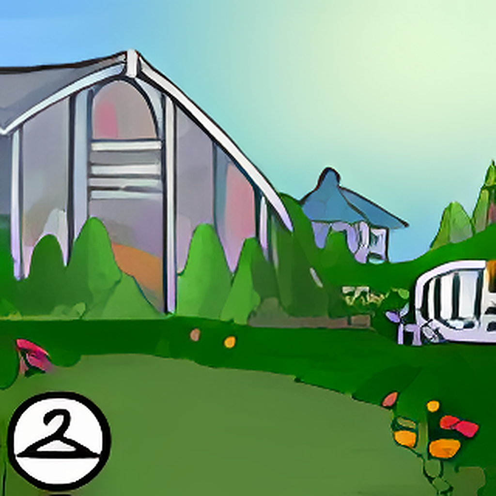 Spring Greenhouse Background