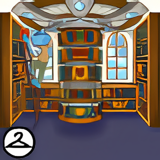 Collectible Magical Bookshop Background