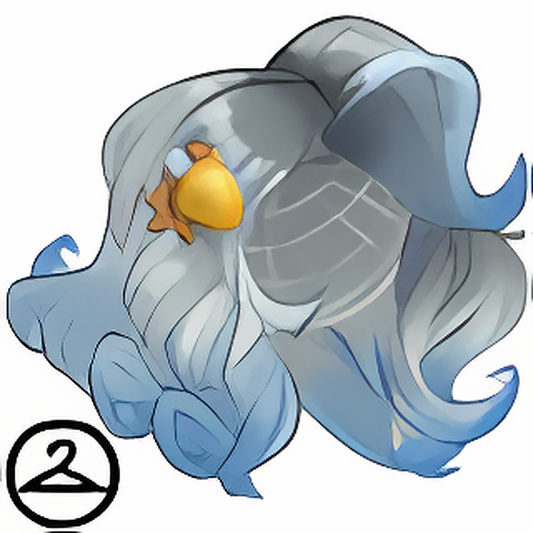 Dyeworks Grey: Maraquan Ombre Ocean Wig