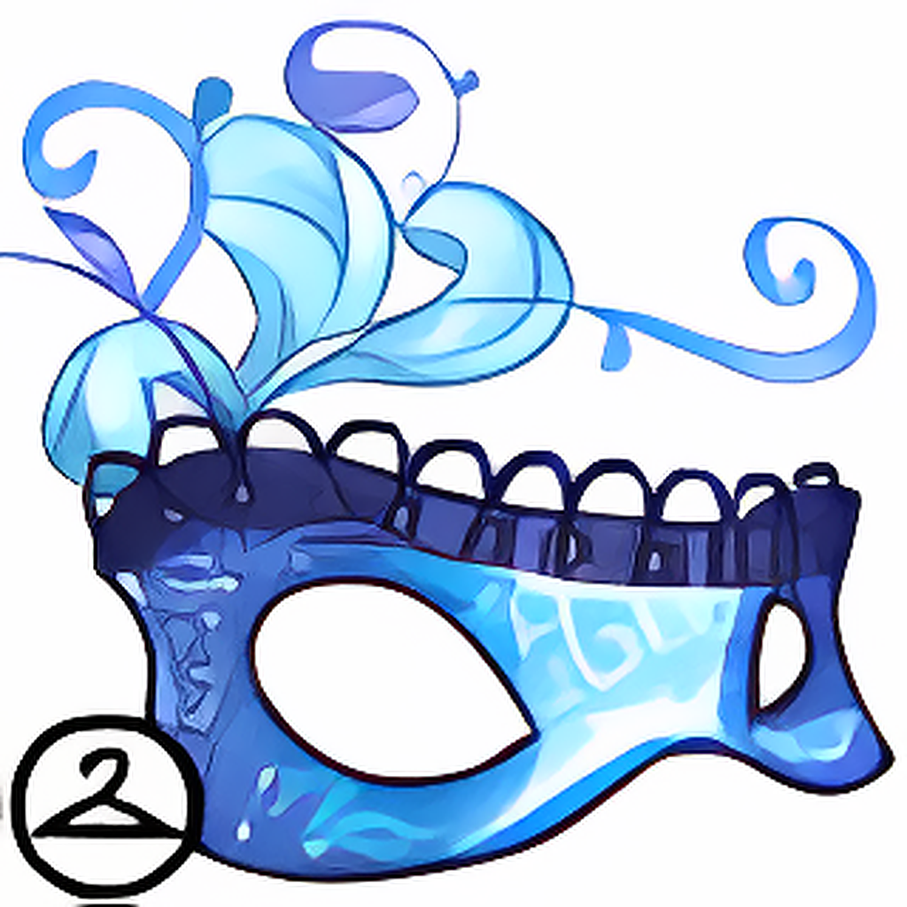 Dazzling Winter Snowflake Mask