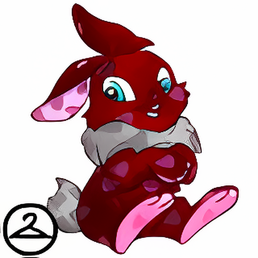 Prismatic Ruby: Adoring Valentine Cybunny