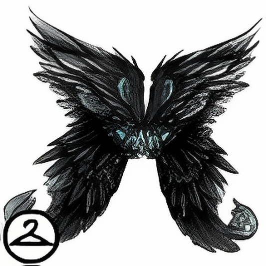 Dyeworks Black: Jewelled Silver Wings