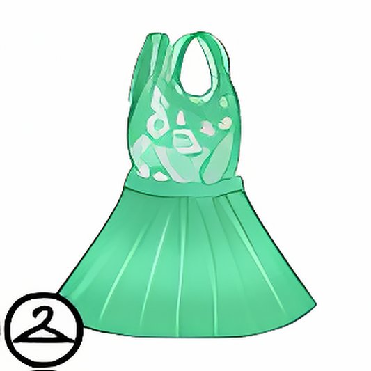 Dyeworks Green: Shimmery Seashell Dress