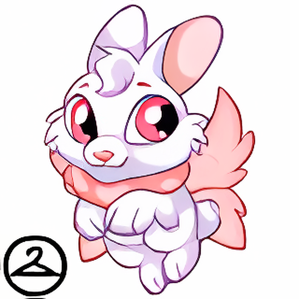 Prismatic Blossom: Baby Faerie Cybunny