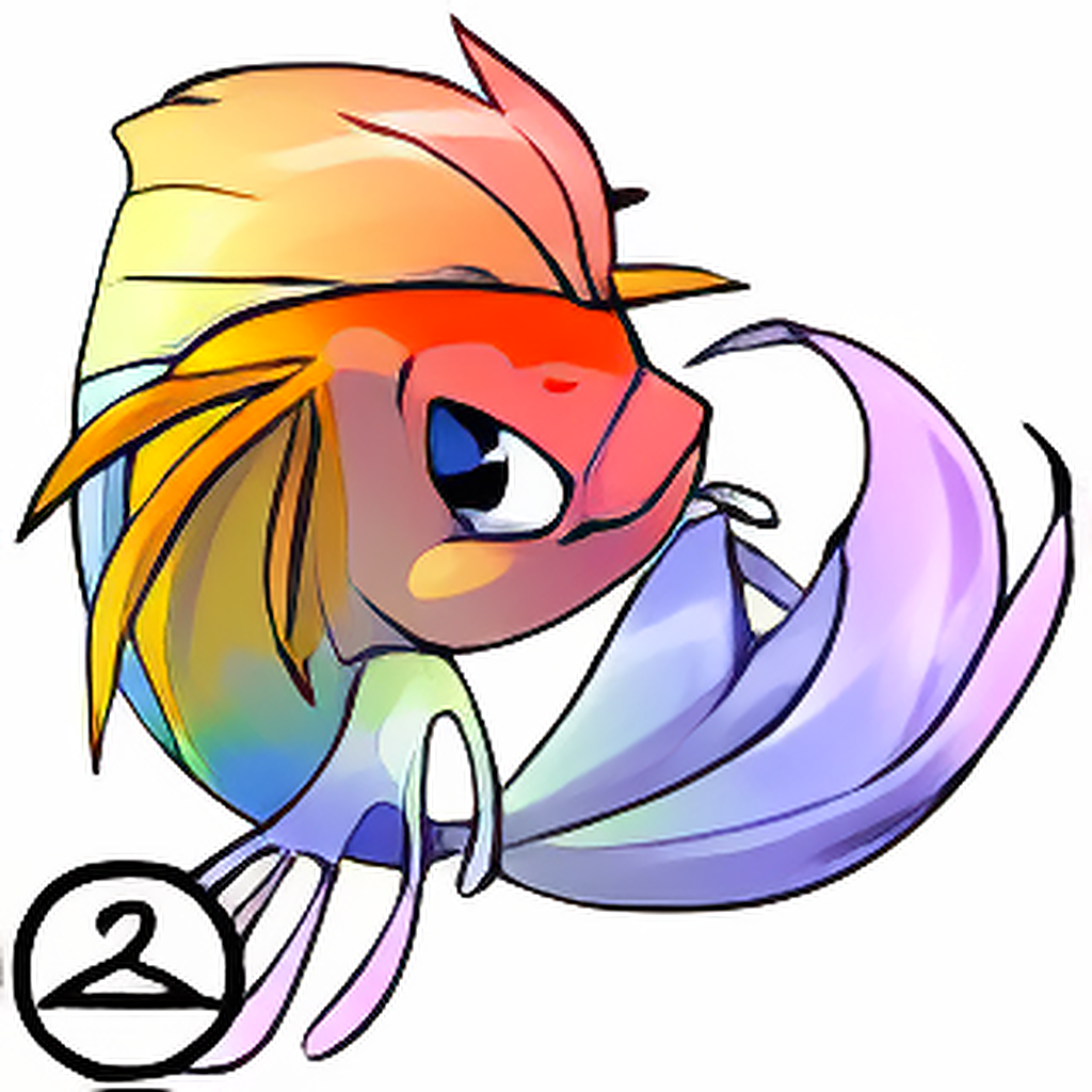 Adoring Rainbow Koi