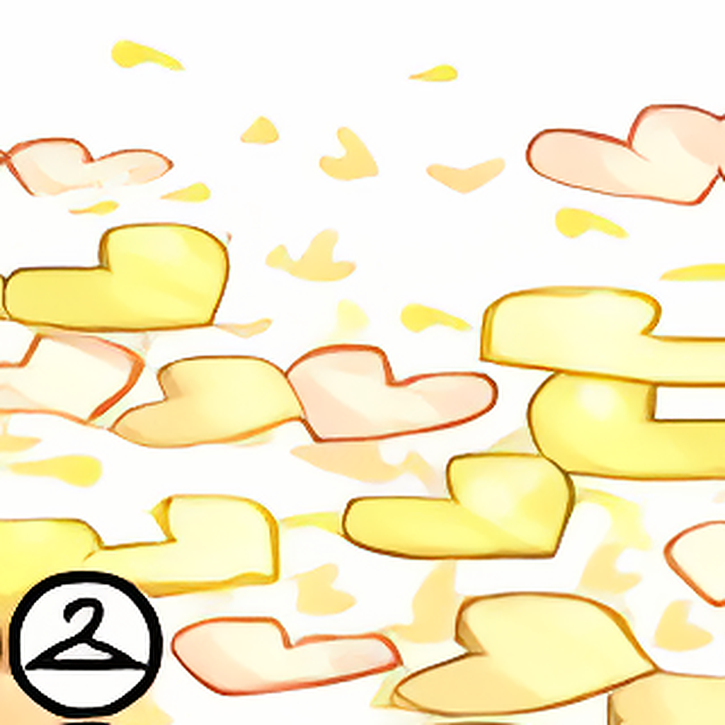 Golden Heart Confetti