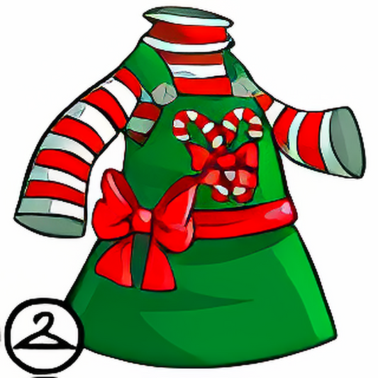 Holiday Striped Dress