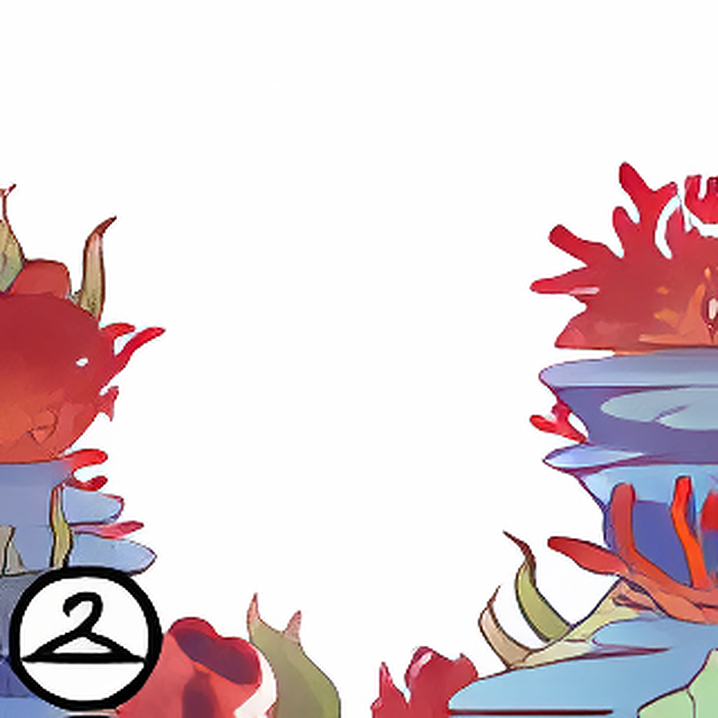 Surrounded by Colourful Coral Trinket