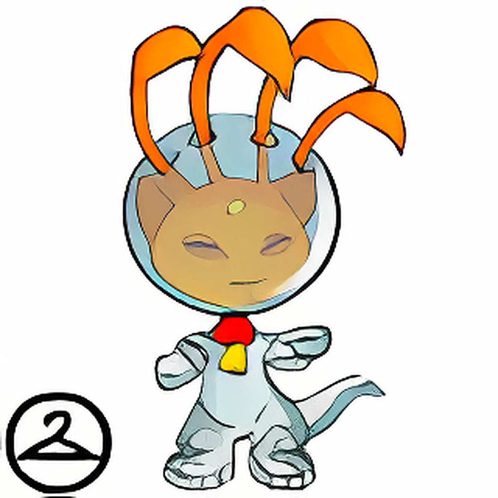 Prismatic Orange: Nostalgic Alien Aisha