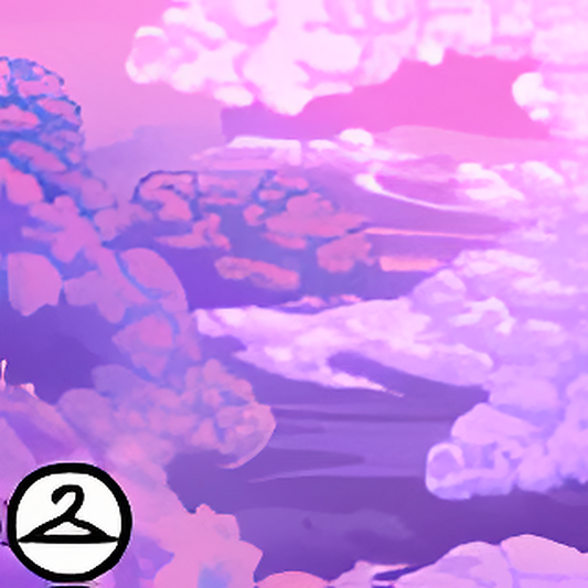 Dyeworks Void Purple: Flying in the Sky Background