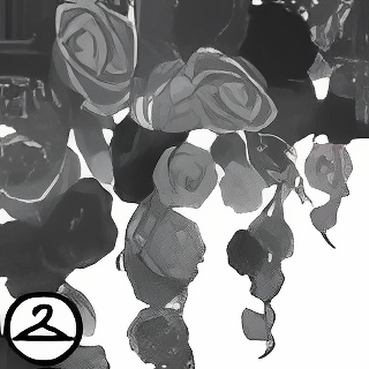 Dyeworks Black: Cascading Roses
