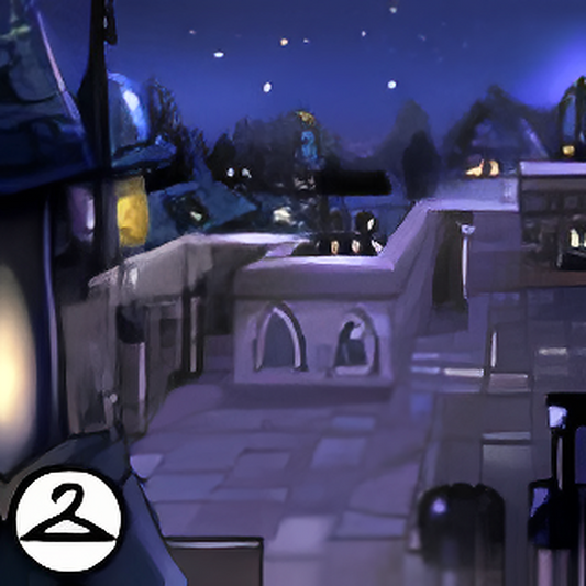 MiniMME17-B: Evening Rooftop Background