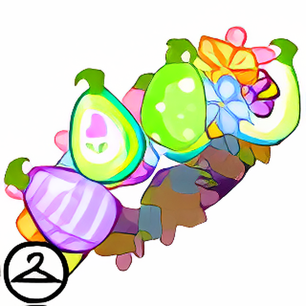 Colourful Painted Negg Crown