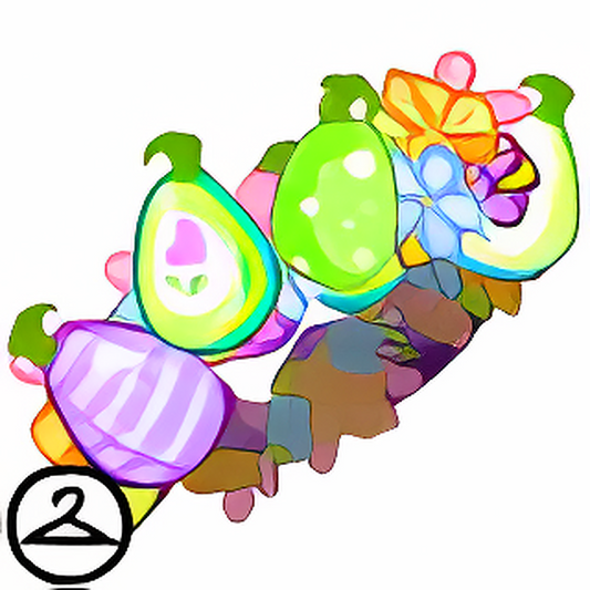 Colourful Painted Negg Crown