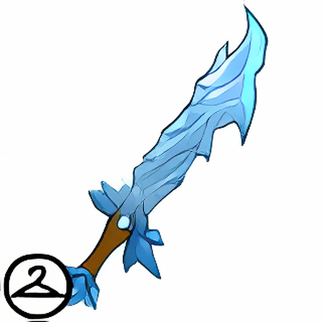 Giant Ice Blade Handheld