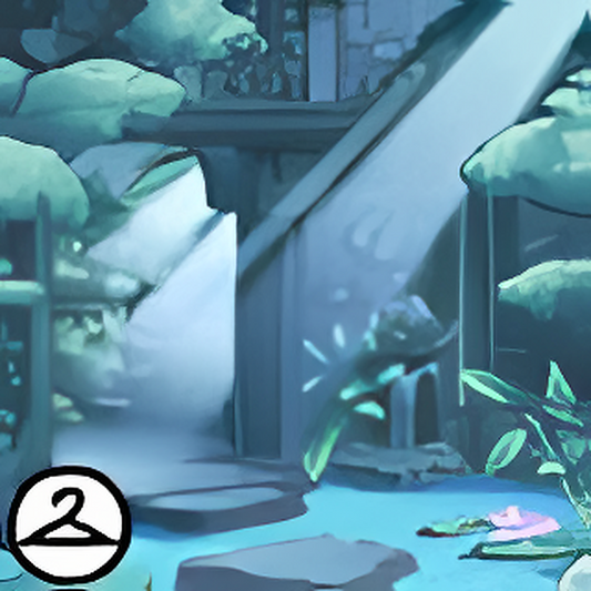 Dyeworks Blue: Zen Paradise Background