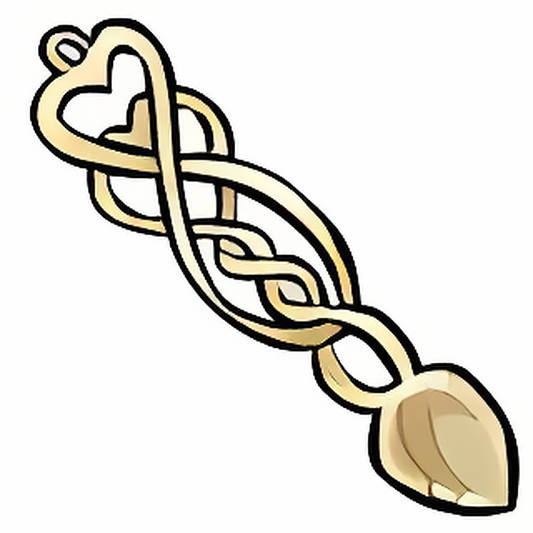 Ornate Ivory Love Spoon