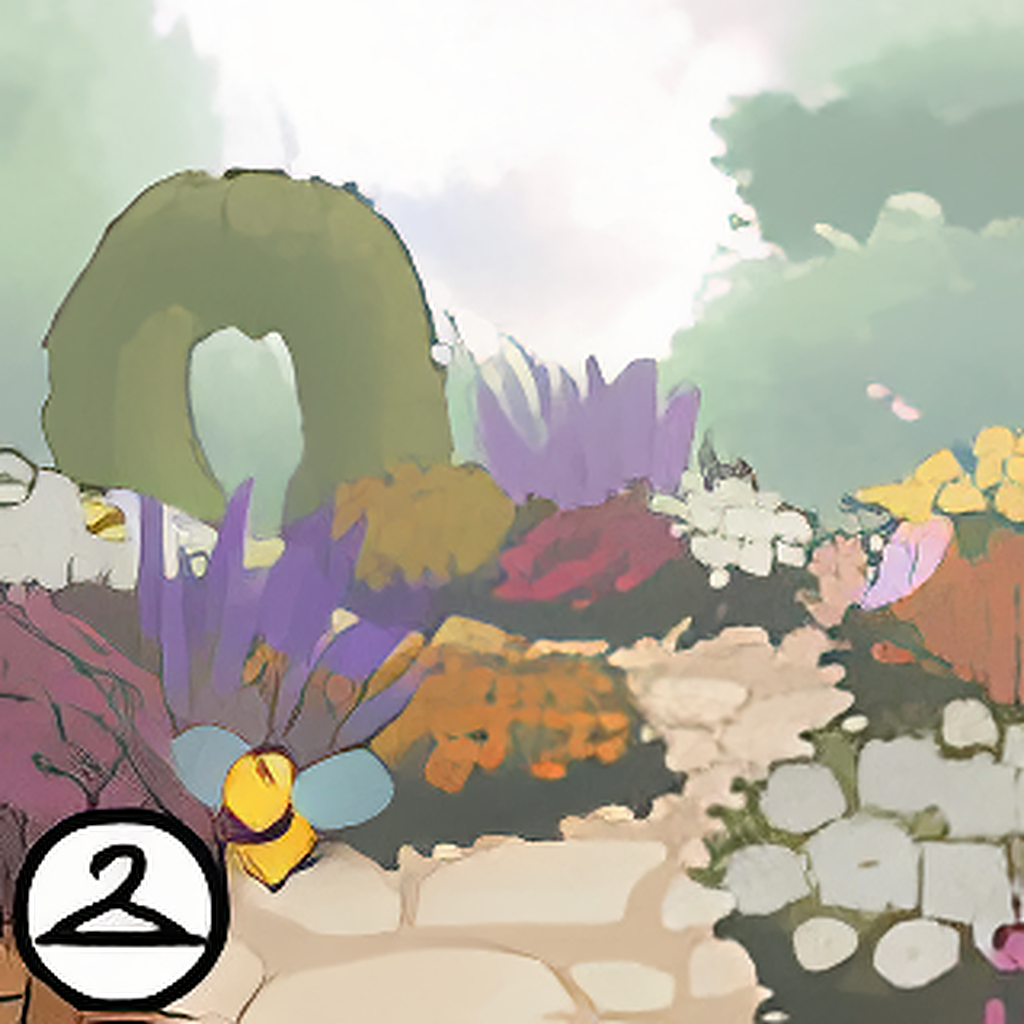 Wildflower Garden Background