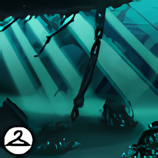 Abandoned Underwater Background