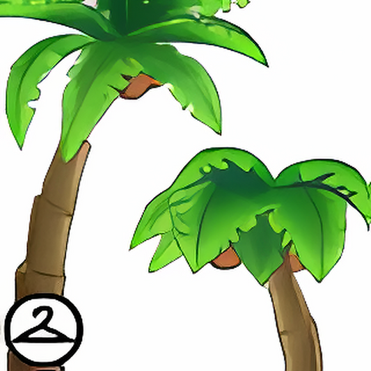 Dacardian Palm Trees Foreground
