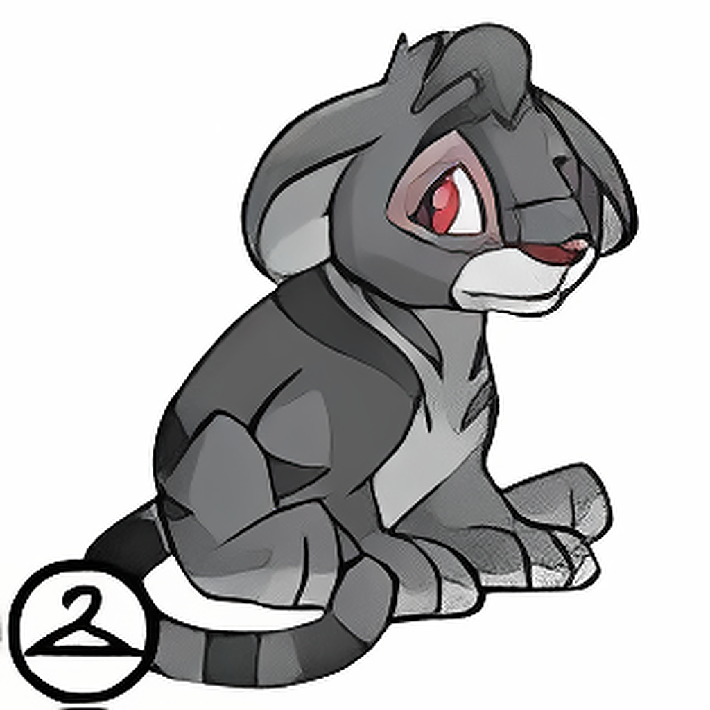 Nostalgic Grey Kougra