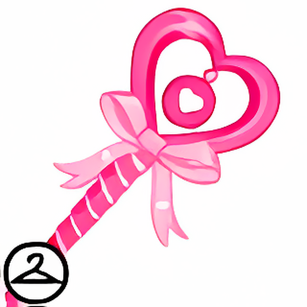Sparkling Heart Wand