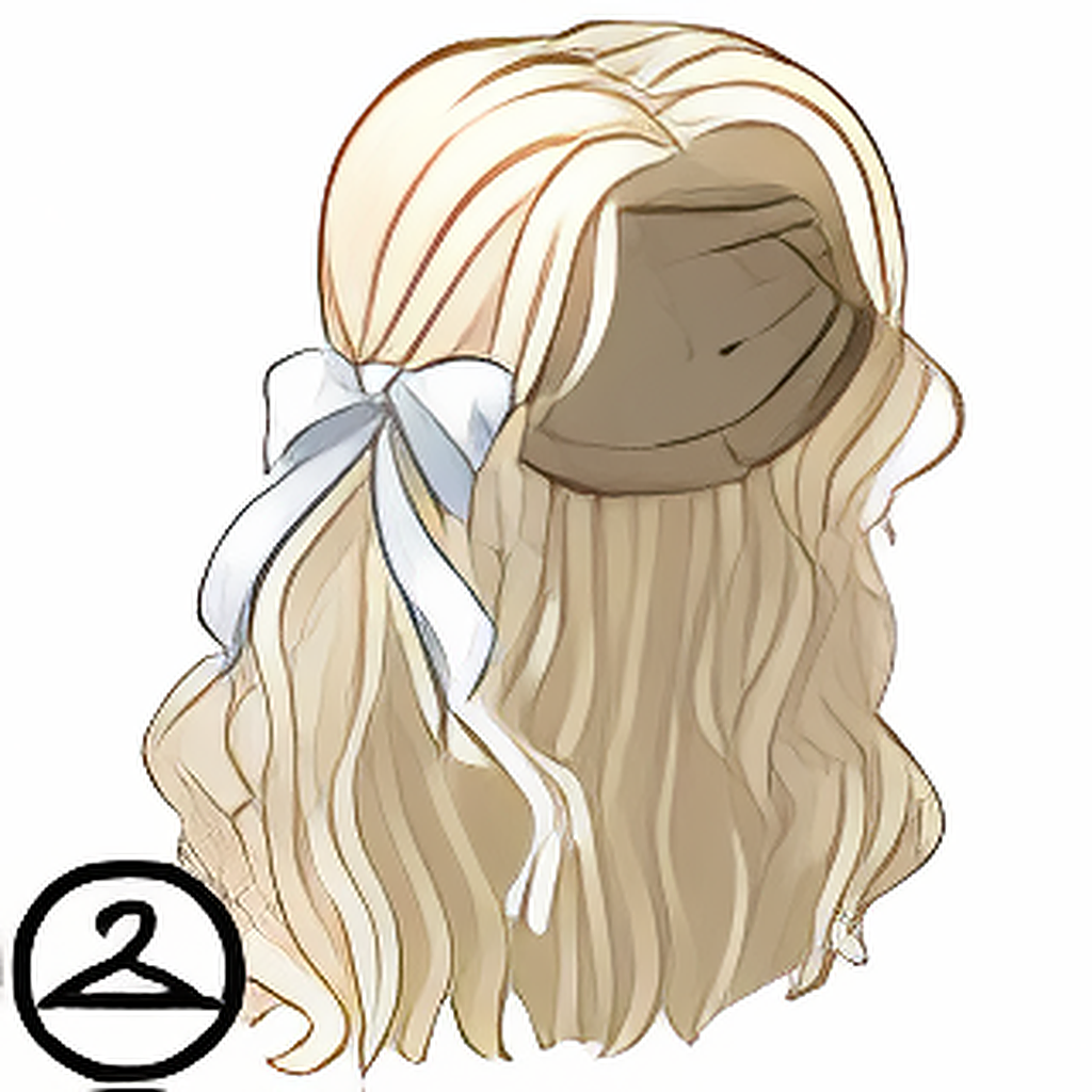 MME33-S3a: Pale White Blonde Long Wig