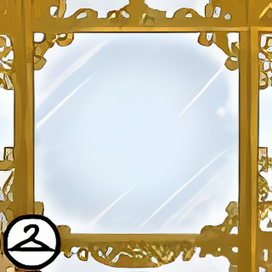 Dyeworks Gold: Ornate Frosted Window Foreground