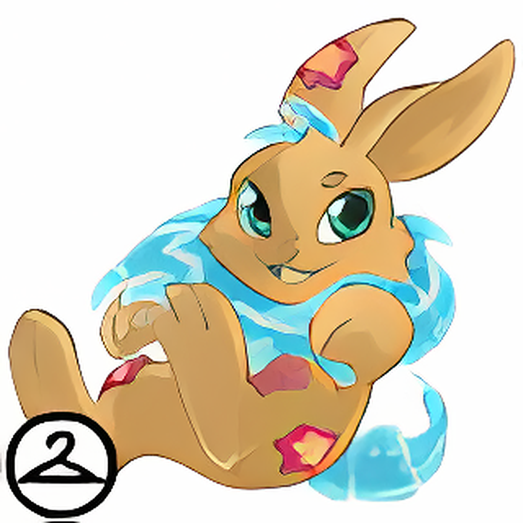 Prismatic Seaside: Coastal Water Cybunny
