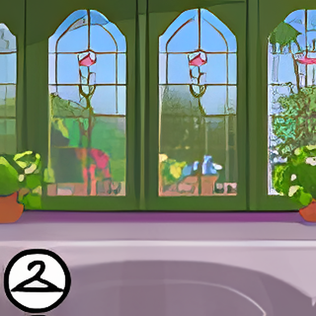 Garden View Background