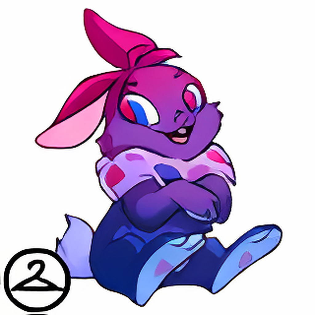 Prismatic Bisexual: Adoring Rainbow Cybunny
