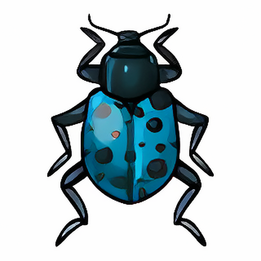 Spotted Blue Collectable Scarab