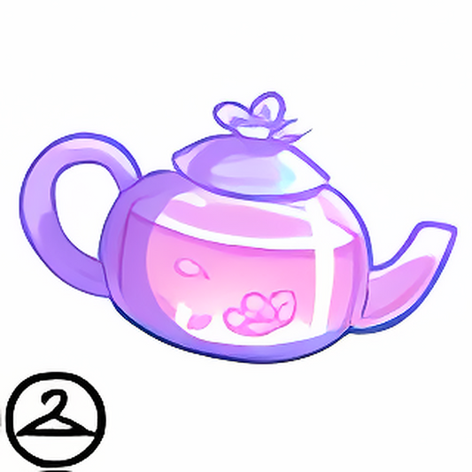 Cherry Blossom Tea Pot Handheld