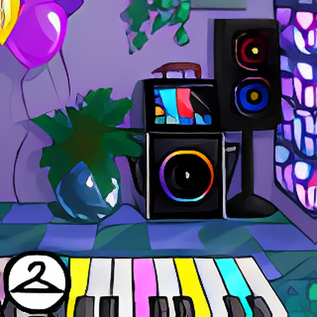 Karaoke Party Background
