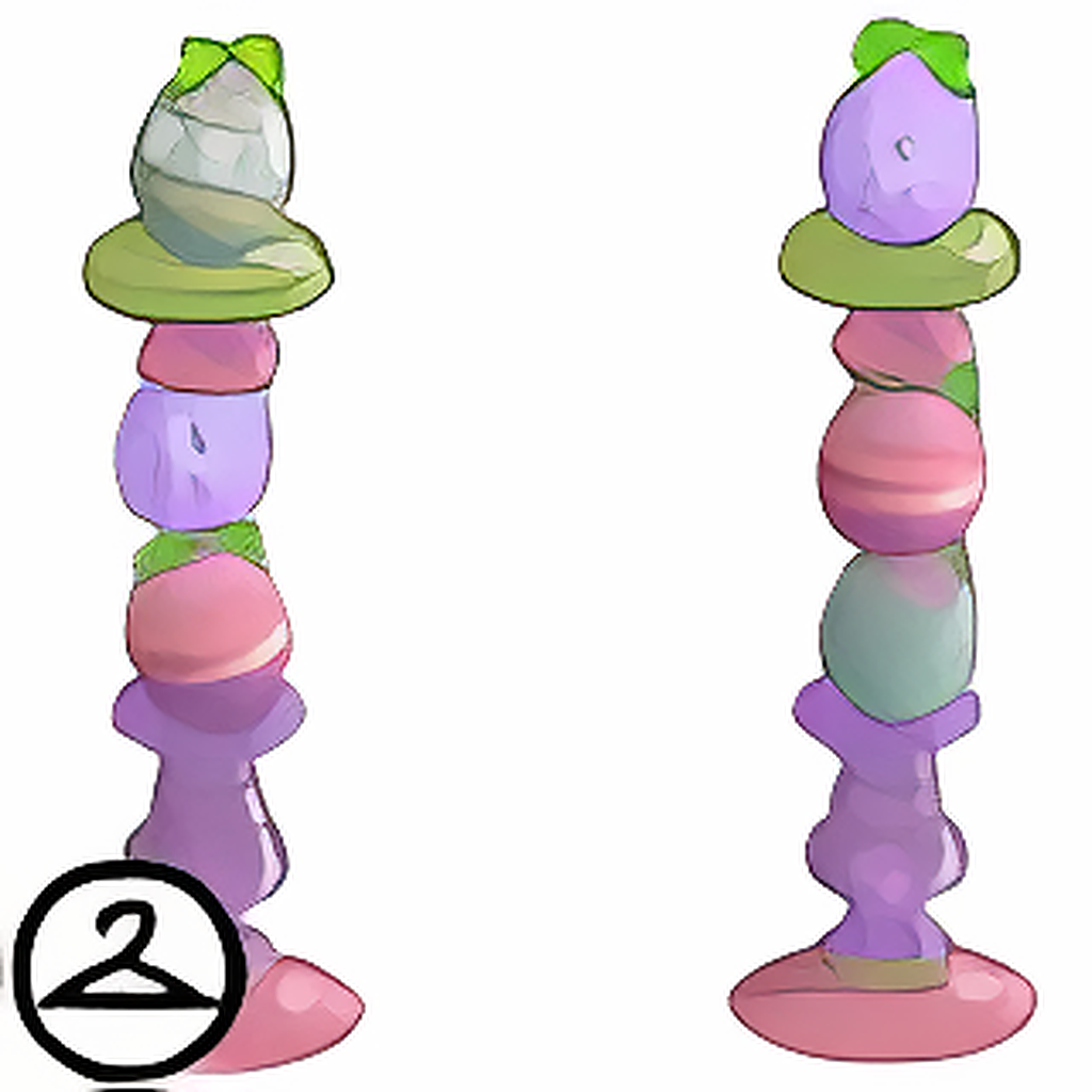 Colourful Negg Pillars