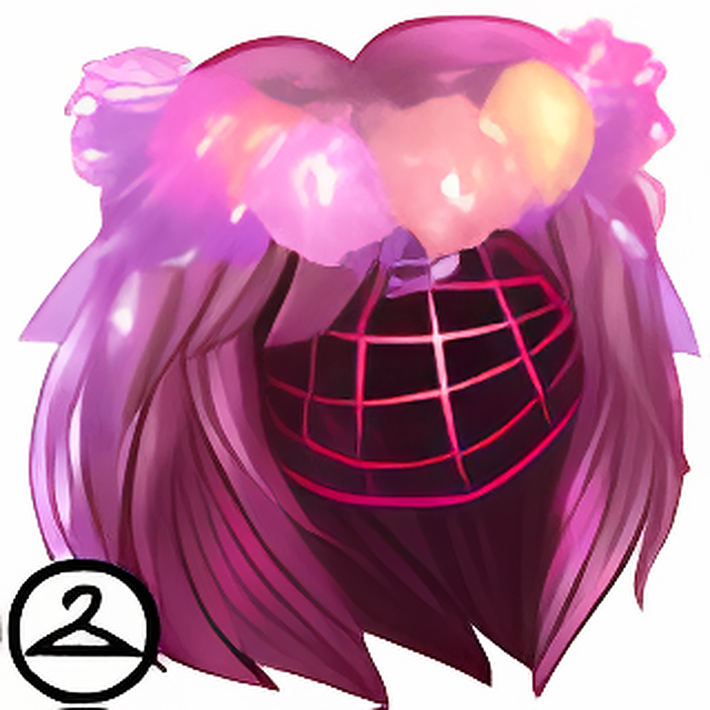 Flashy Tulle Wig