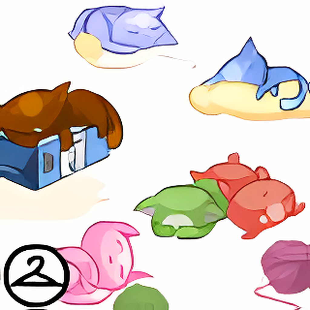 Sleeping Kad Babies Foreground