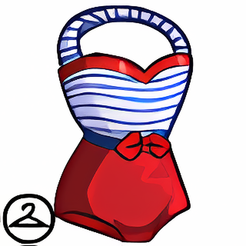 Nostalgic Summer Bathing Suit