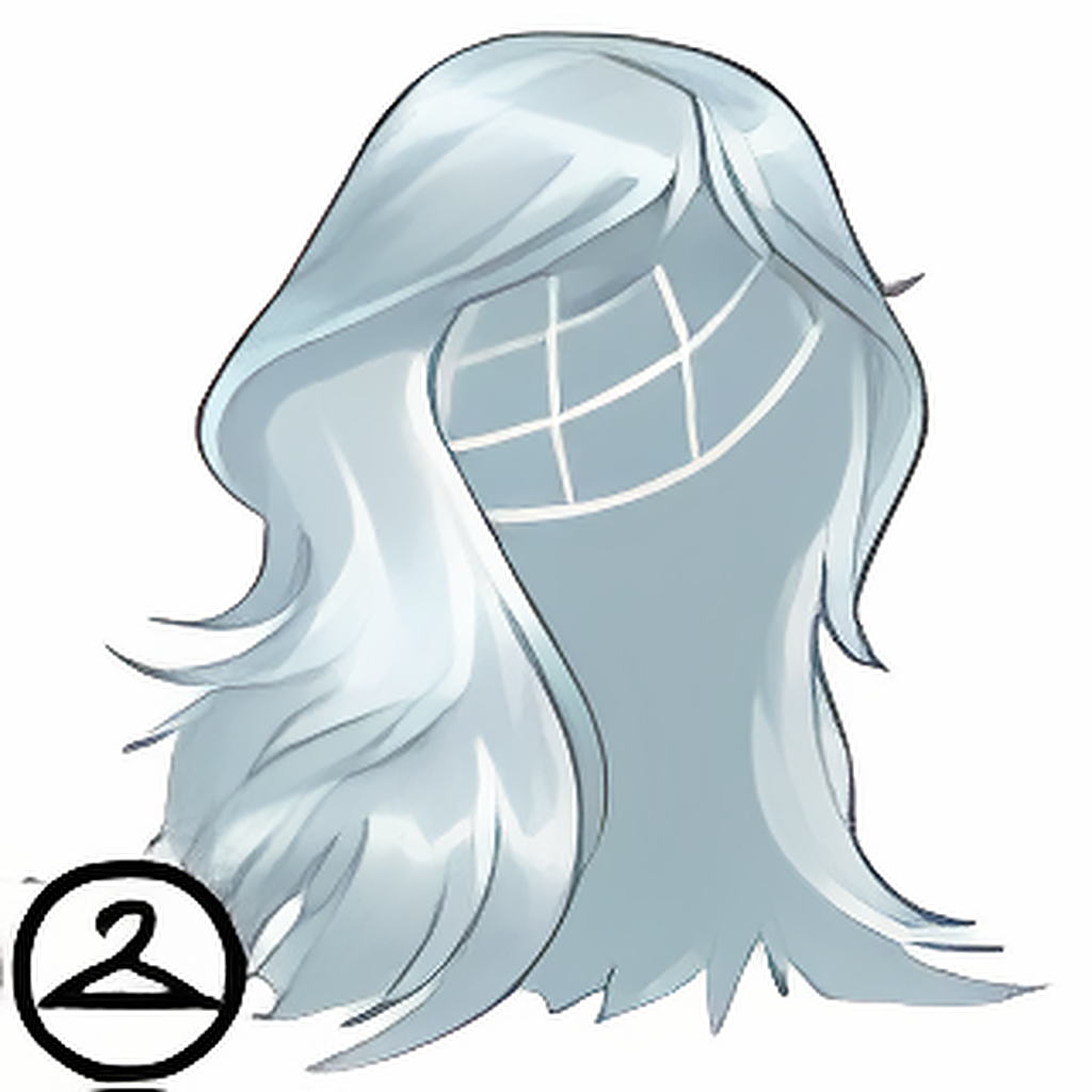 Long Charming Grey Wig